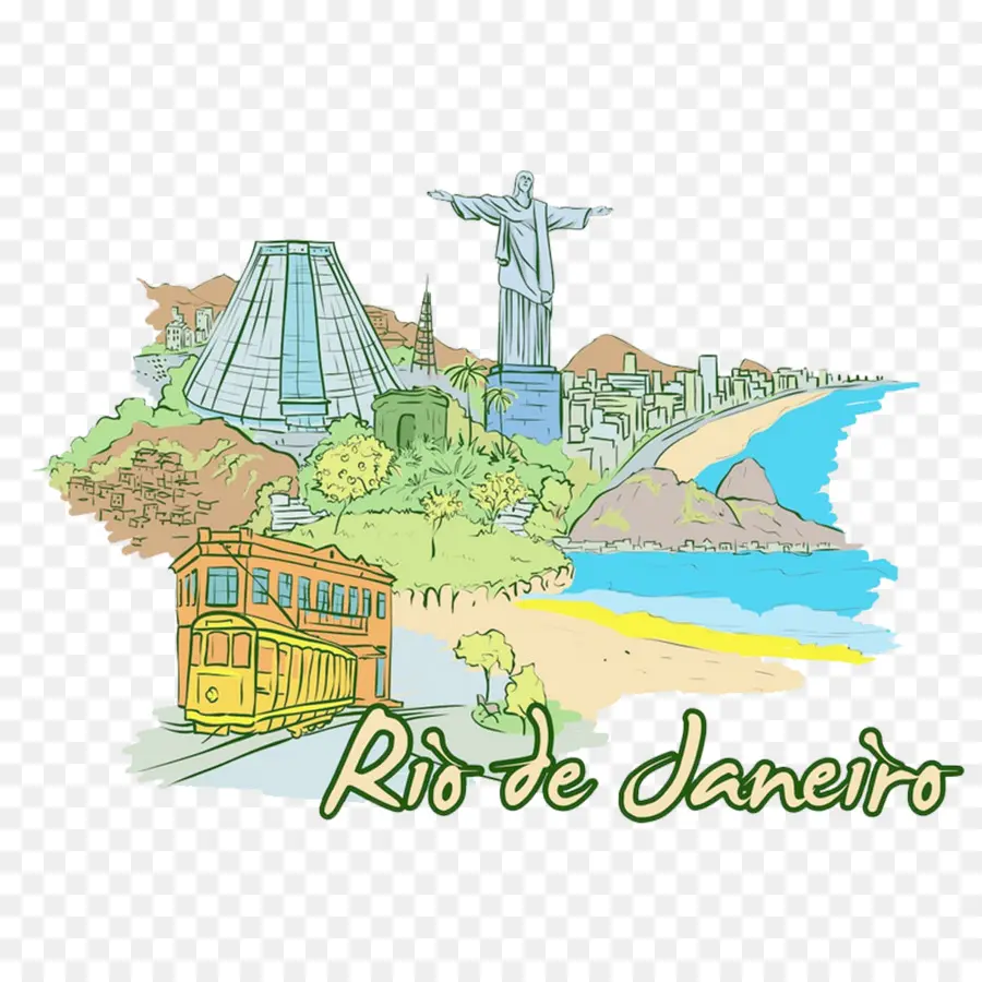 Rio De Janeiro，Paysage Urbain PNG