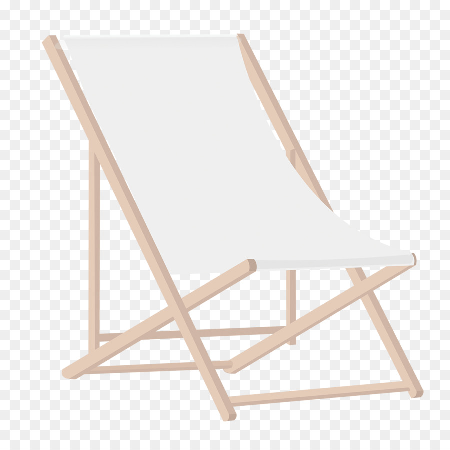 Chaise Longue Blanche，Plage PNG