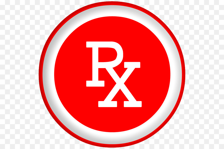 Symbole Rx Rouge，Pharmacie PNG