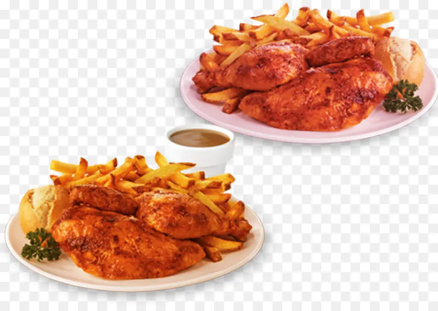 Poulet Frit，Frites PNG