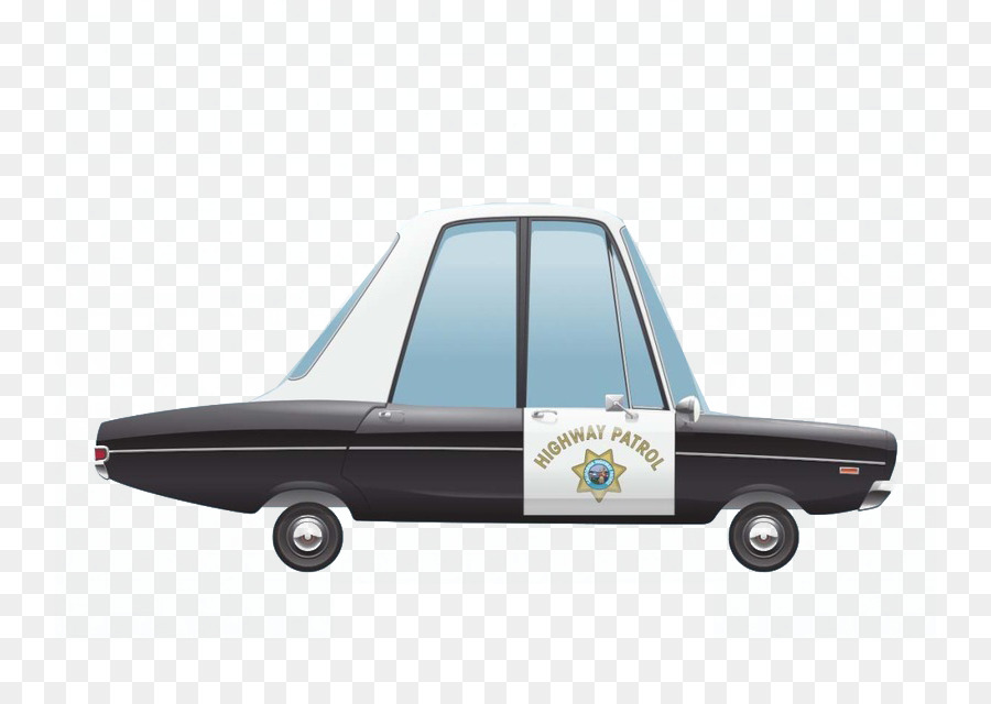 Voiture De Police，Dessin Animé PNG