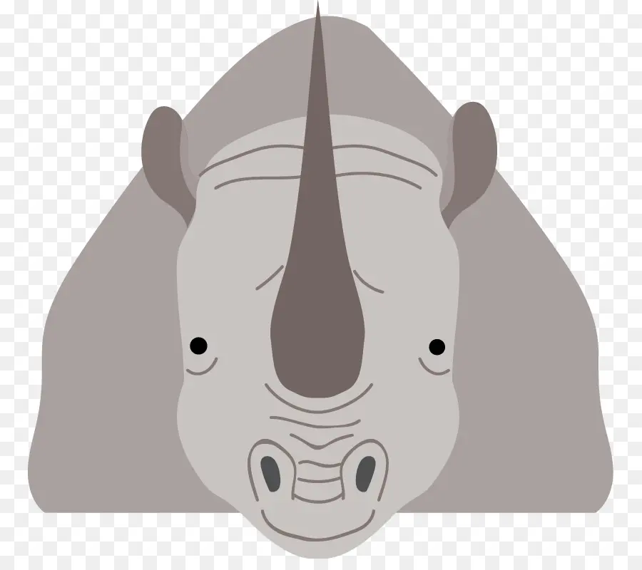 Rhinocéros，Dessin Animé PNG