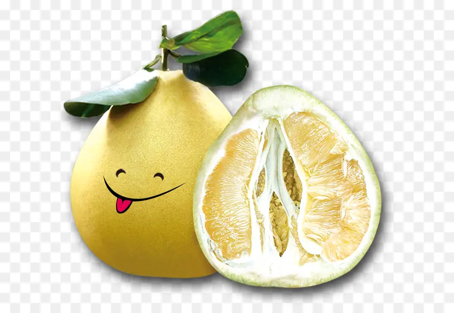 Pomelo Avec Visage，Agrumes PNG