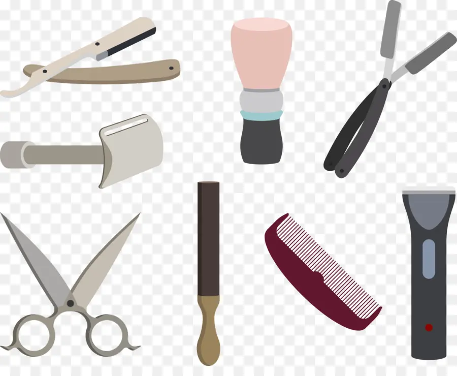 Outils De Barbier，Coiffeur PNG