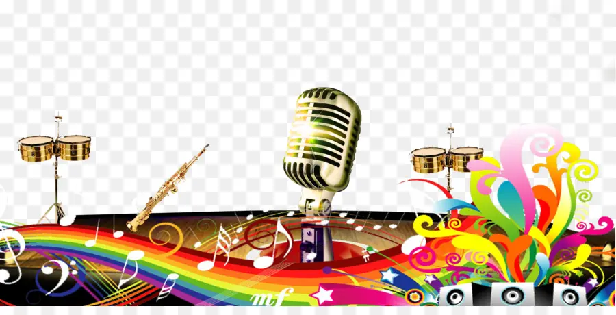 Instruments De Musique，Microphone PNG