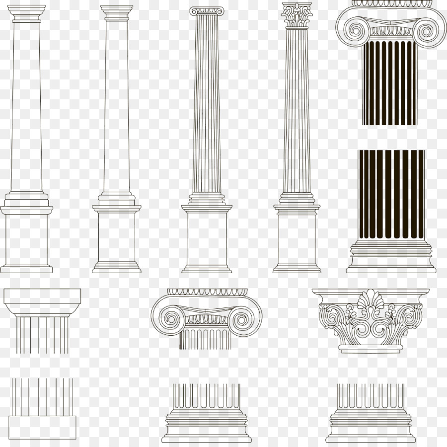 Colonne，Architecture PNG