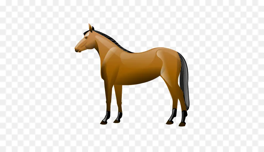 Cheval，Noir PNG