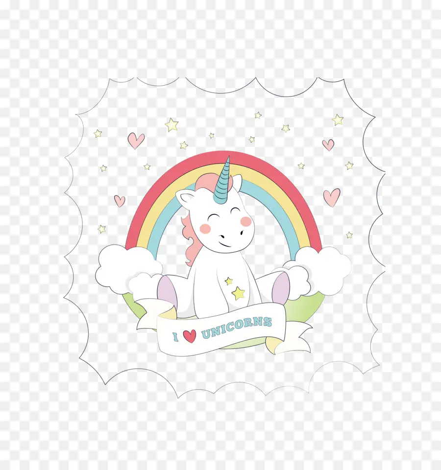 Licorne，Arc En Ciel PNG