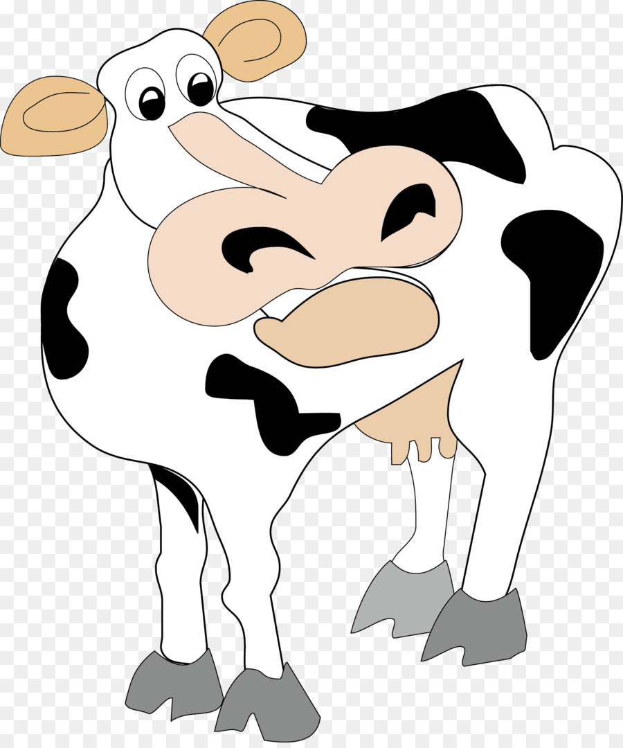 Vache De Dessin Animé，Taches PNG