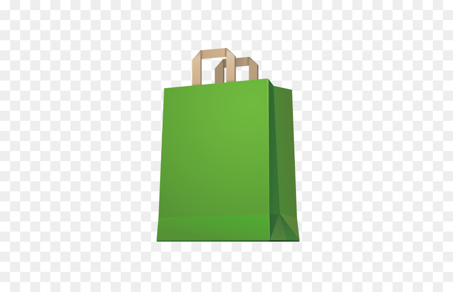 Sac à Provisions Vert，Papier PNG