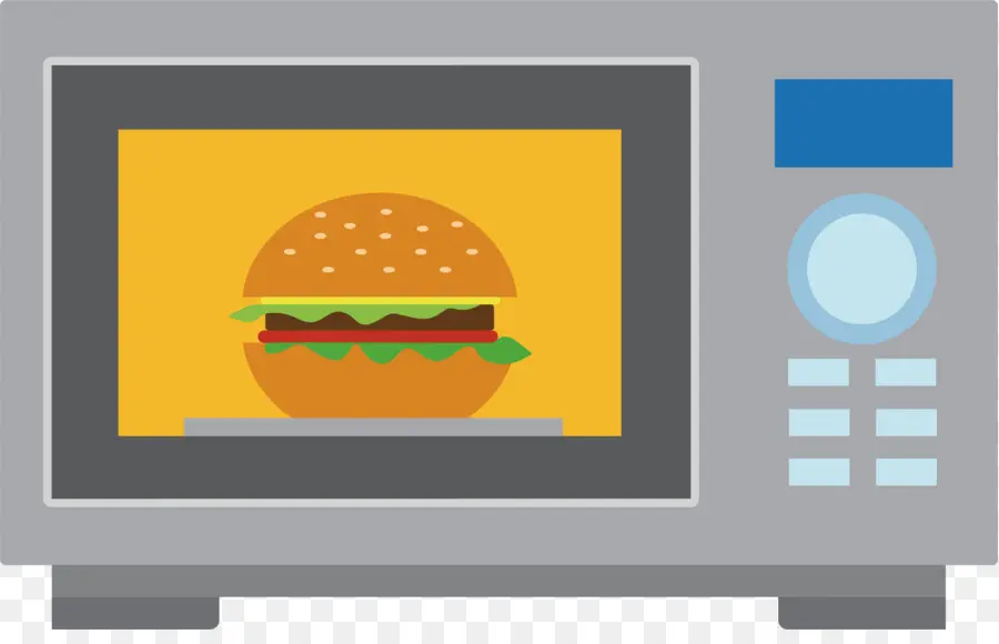 Micro Ondes Avec Burger，Cuisine PNG