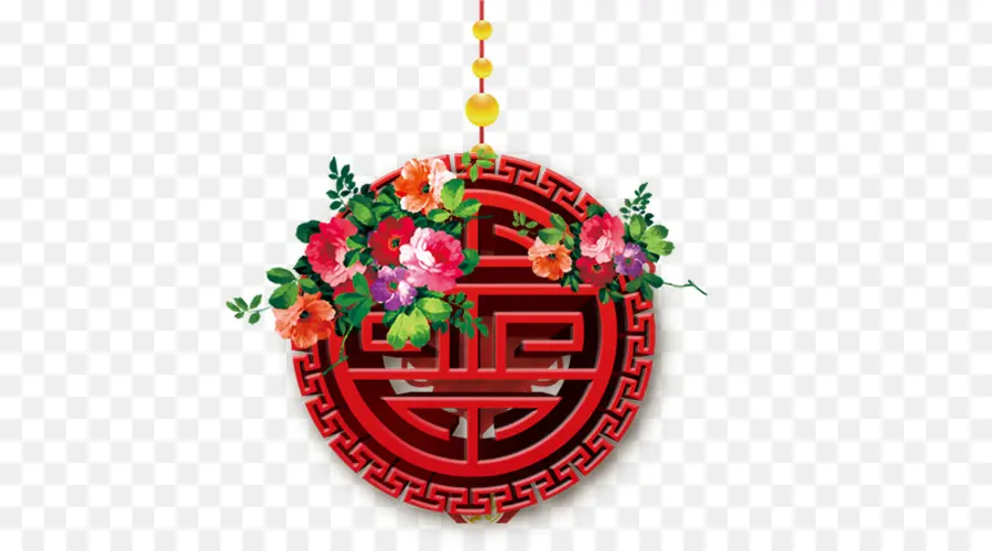 Ornement Chinois，Fleurs PNG