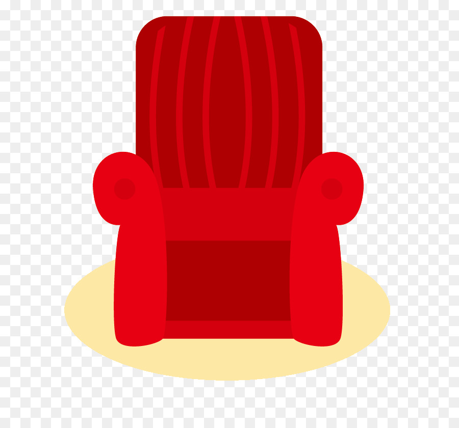 Fauteuil，Rouge PNG