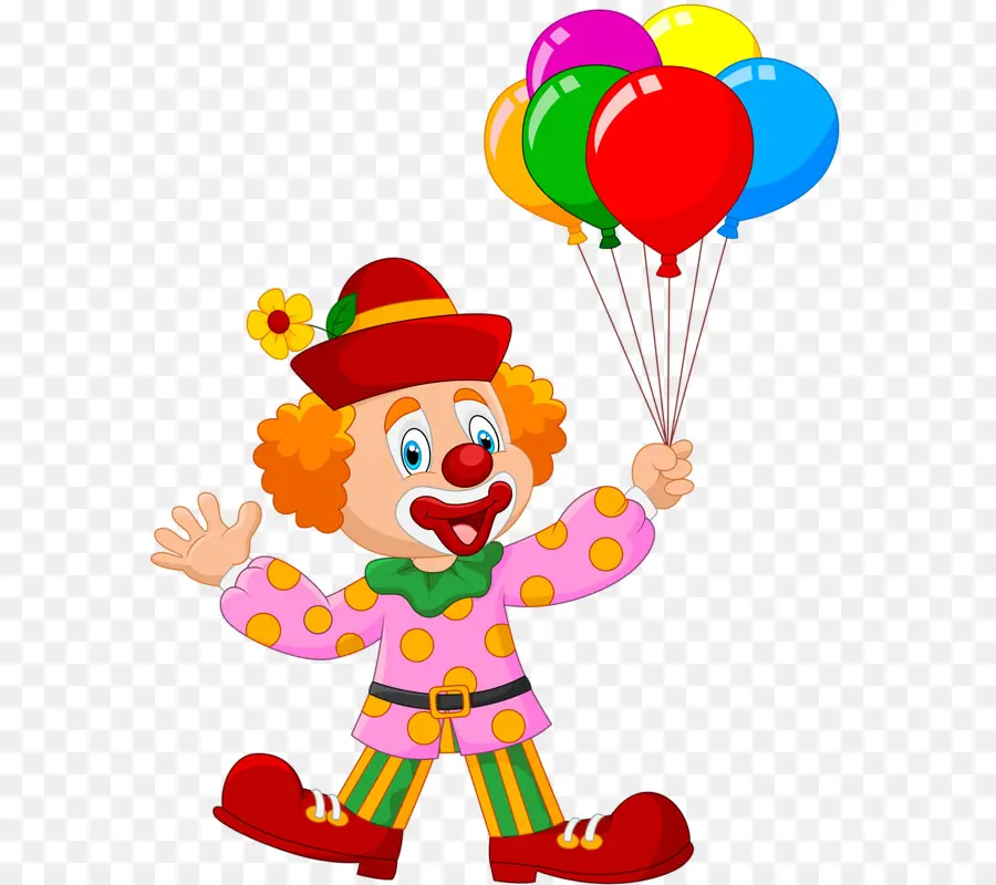 Clown，Ballons PNG