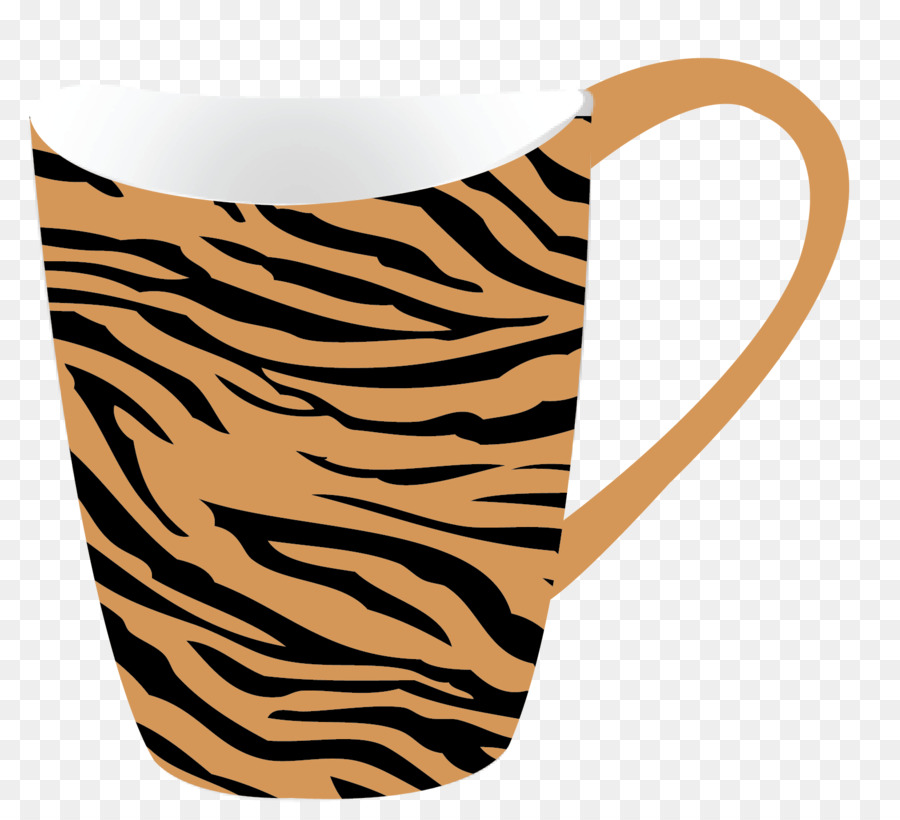 Tasse à Imprimé Léopard，Tasse PNG