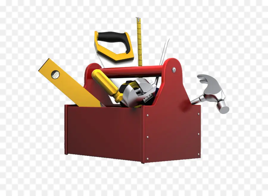 Boîte à Outils Rouge，Outils PNG