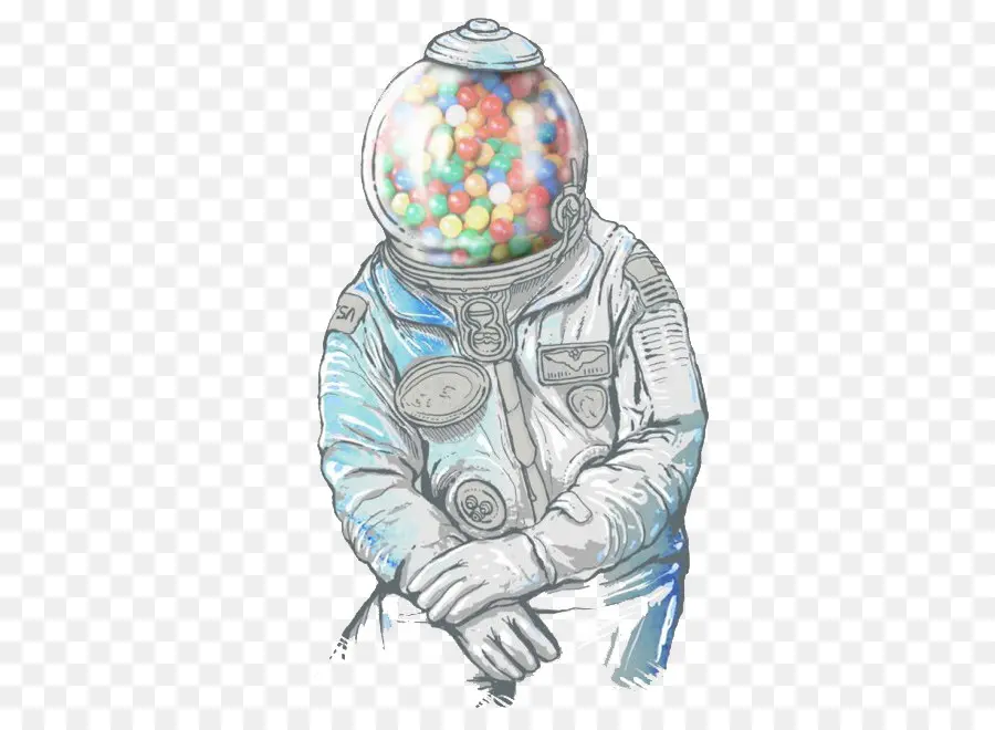 Astronaute Avec Casque Gumball，Espace PNG