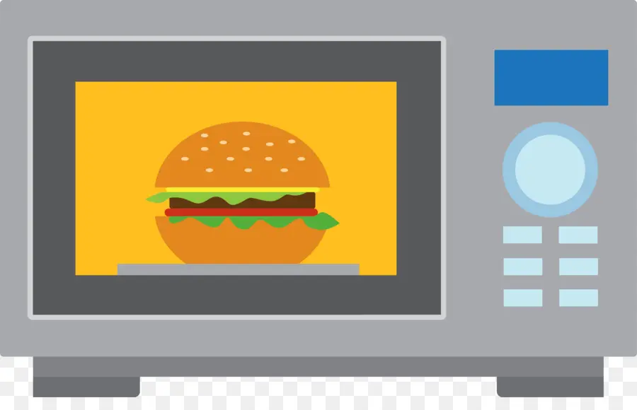 Micro Ondes Avec Burger，Cuisine PNG