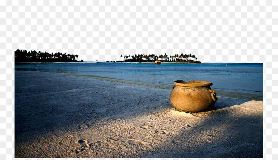 Pot Sur La Plage，Sable PNG