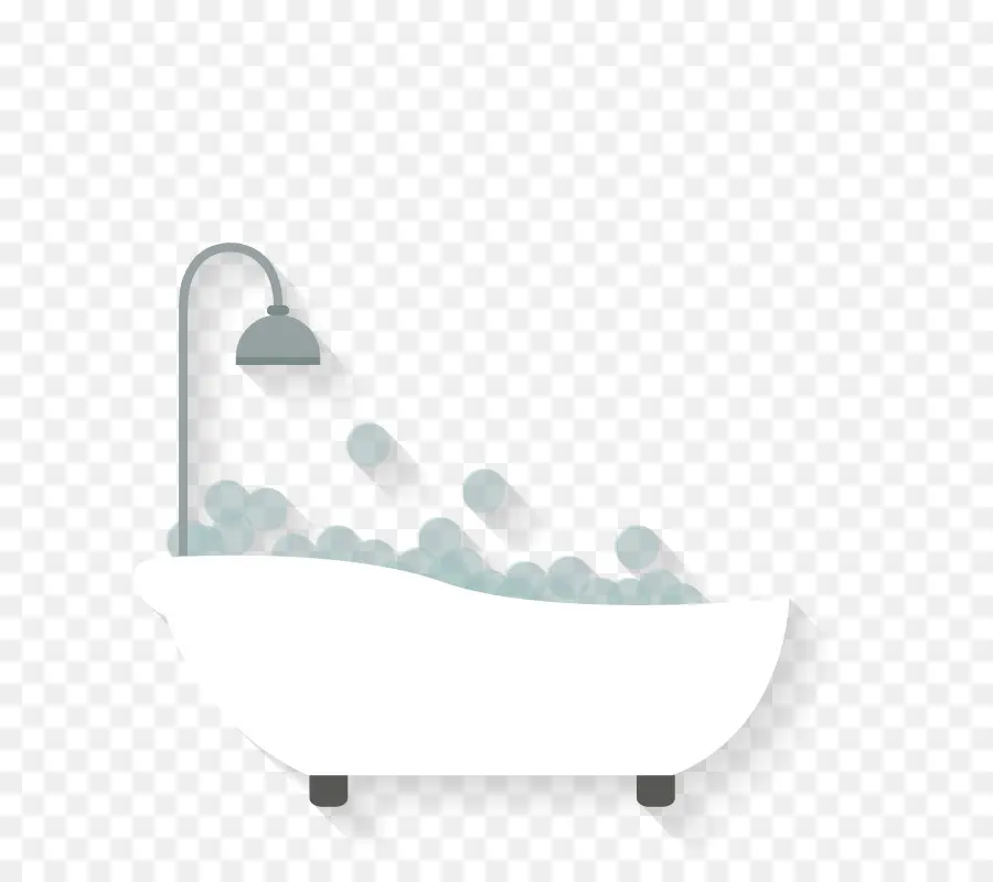 Baignoire Avec Douche，Bain PNG