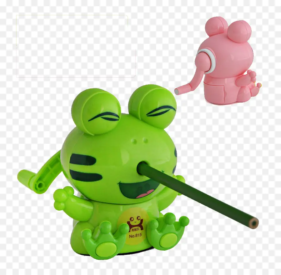 Taille Crayon Grenouille，Vert PNG