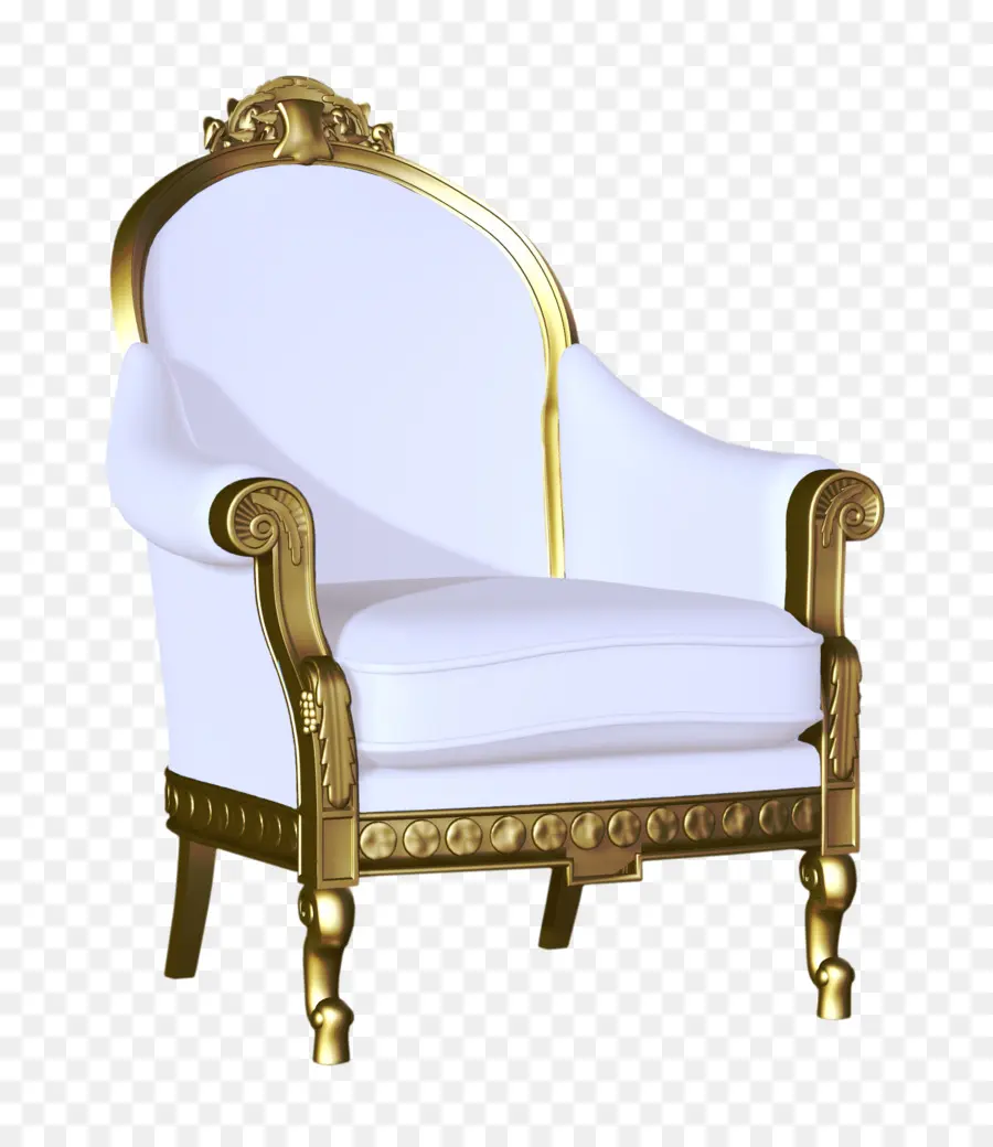 Fauteuil Blanc，Chaise PNG