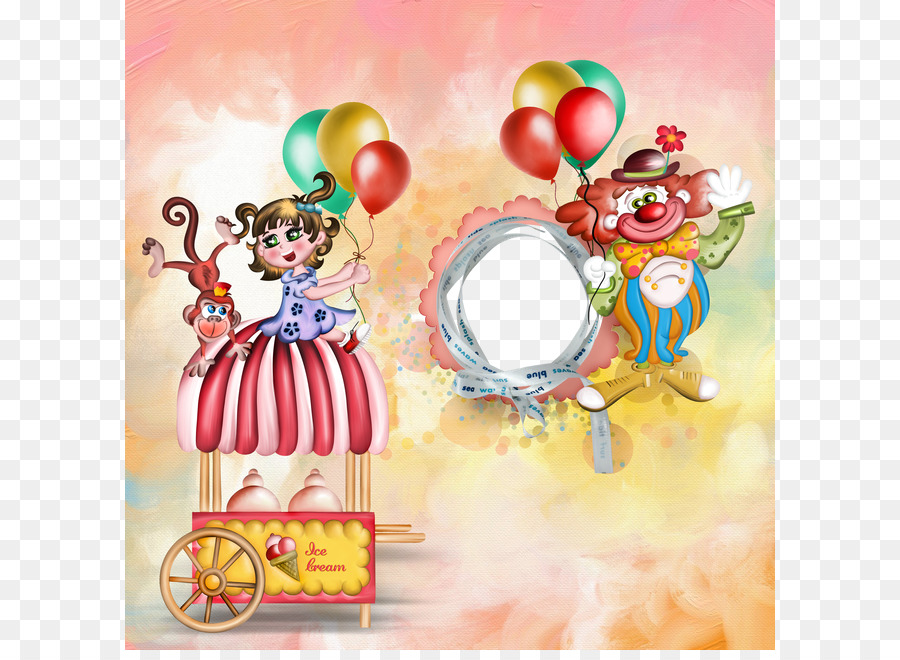 Clown，Ballons PNG