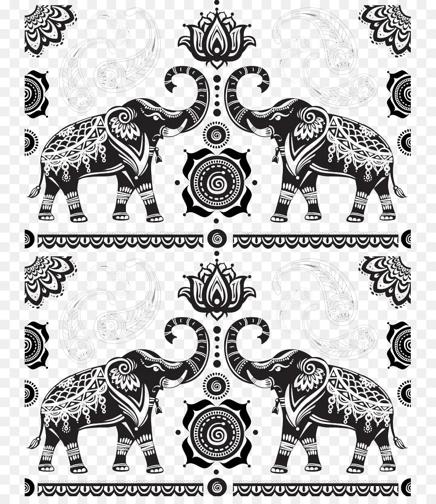 L Inde，L éléphant PNG