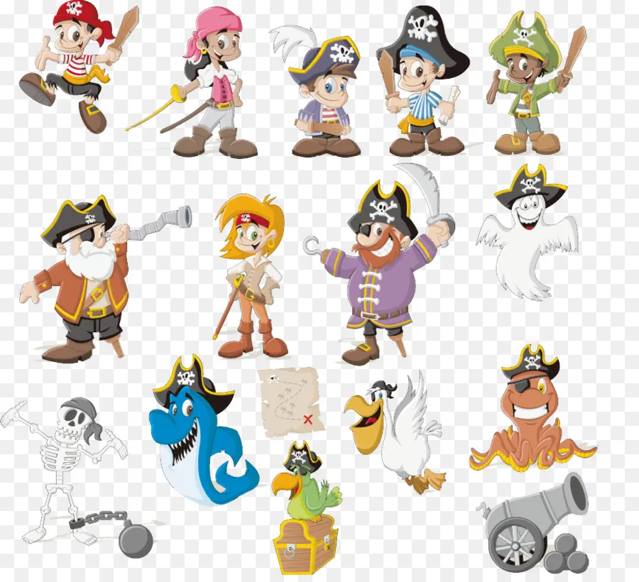 Dessin Animé，Le Piratage PNG