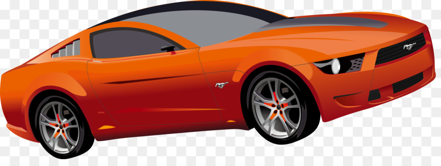 Voiture Orange，Sportif PNG