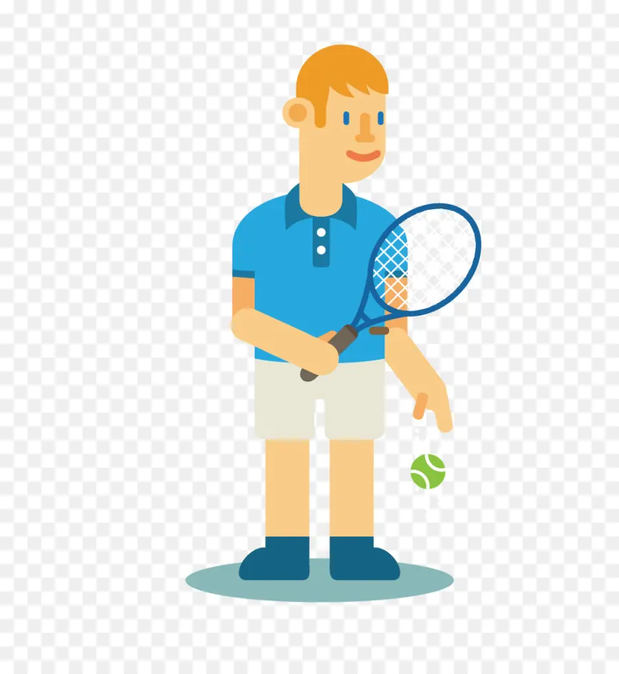 Joueur De Tennis，Raquette PNG