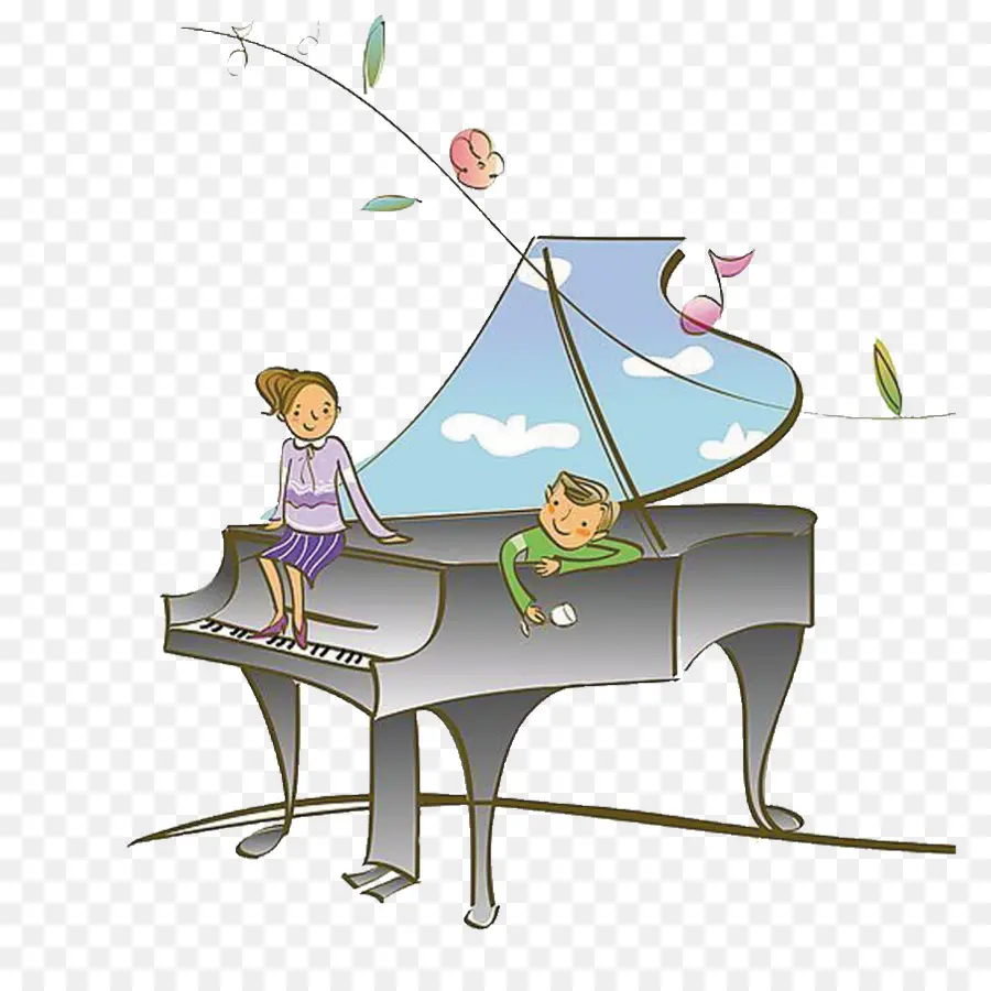 Grand Piano，Musique PNG