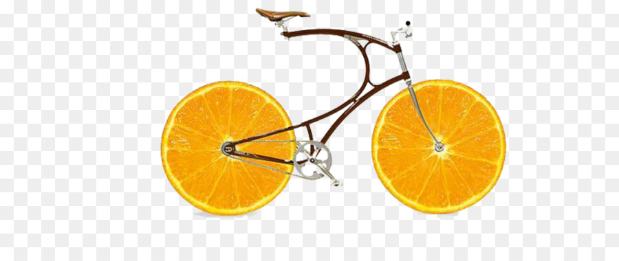 Vélo，Orange PNG