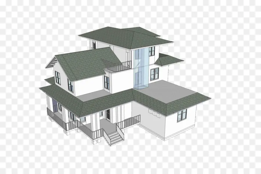 Modèle De Maison 3d，Maison PNG