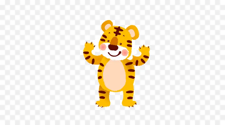 Tigre De Dessin Animé，Mignon PNG