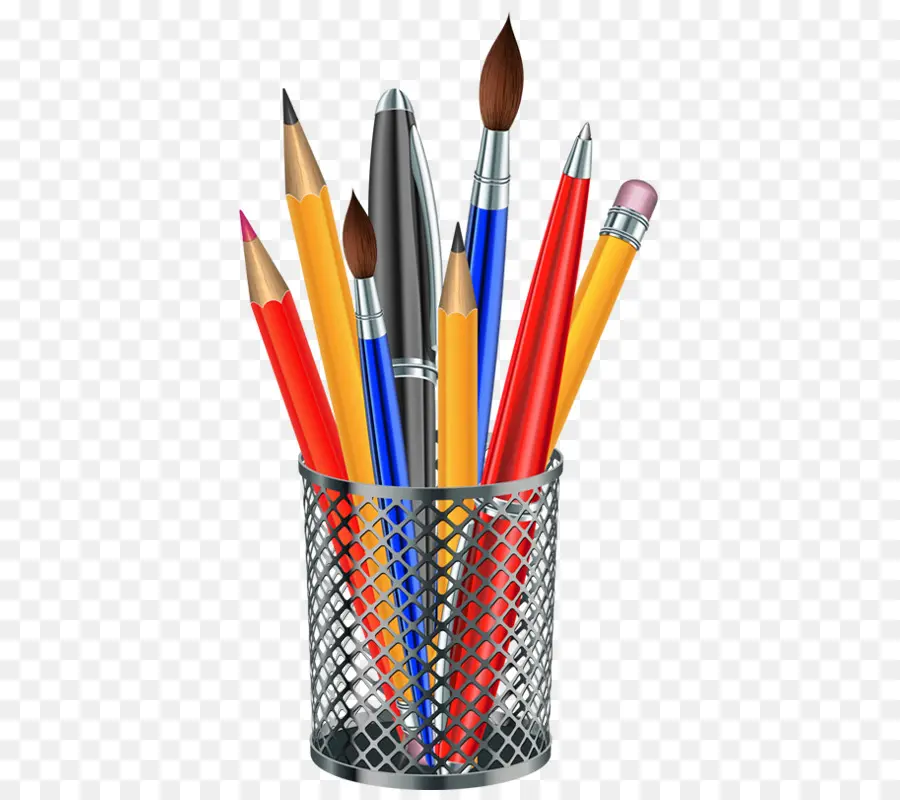 Pot à Crayons，Crayons PNG