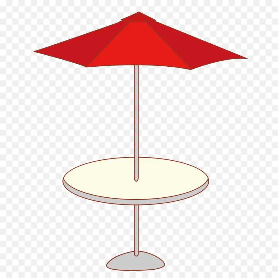 Table Parapluie，De Plein Air PNG