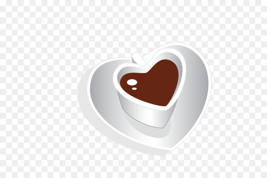 Coupe Coeur，Chocolat PNG