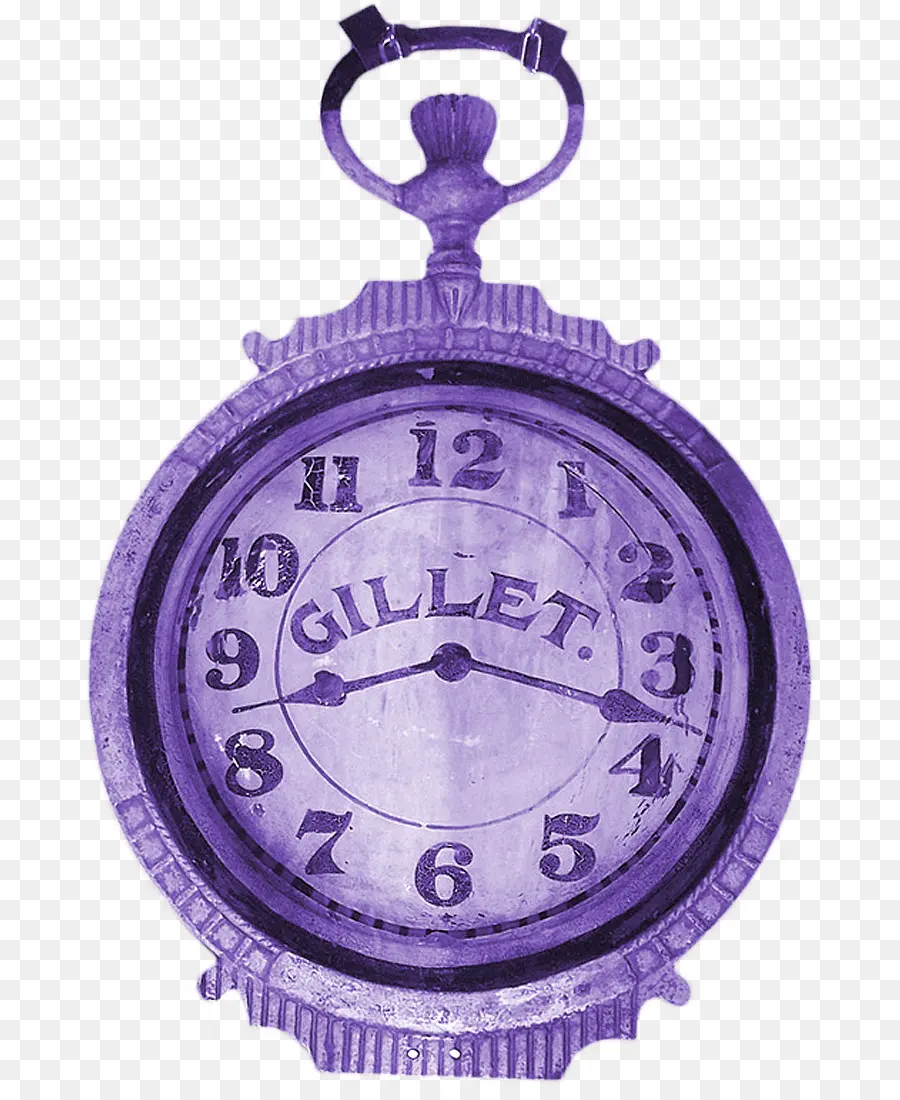 Montre De Poche Violette，Horloge PNG