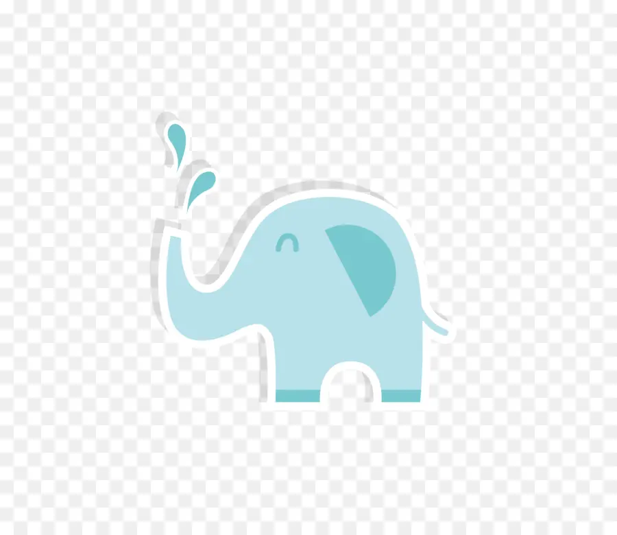 Éléphant Bleu，Eau PNG