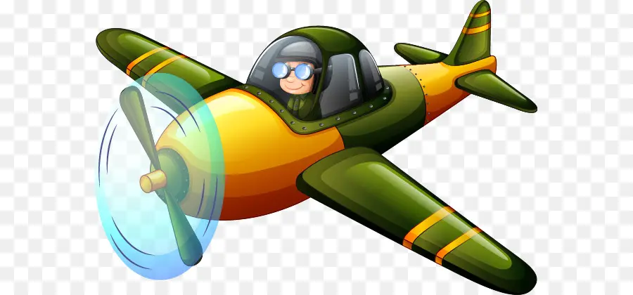 Avion De Dessin Animé，Pilote PNG