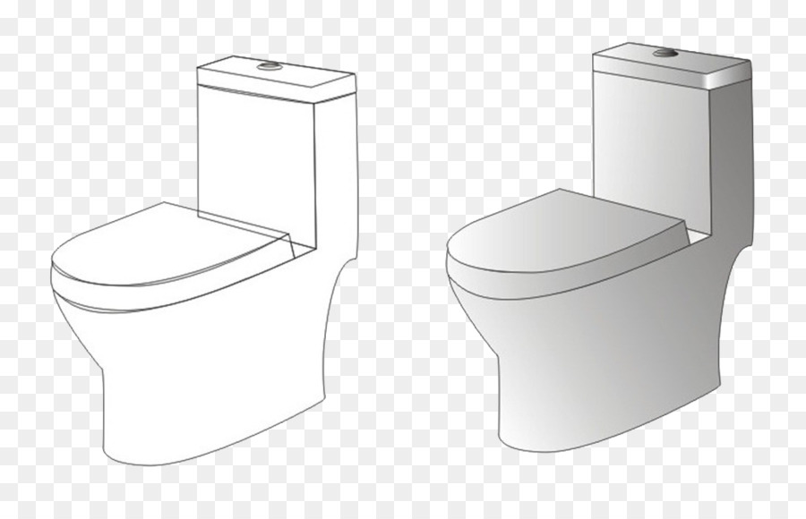 Toilettes Blanches，Salle De Bain PNG