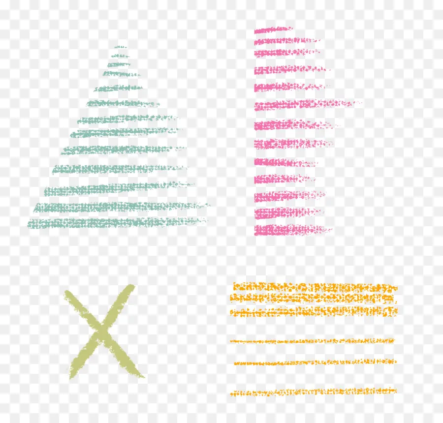 Formes De Crayons，Formes PNG