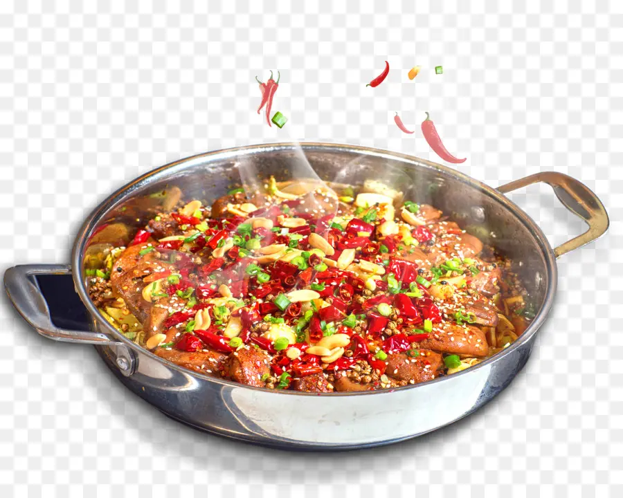 Sauté épicé，Poêle PNG