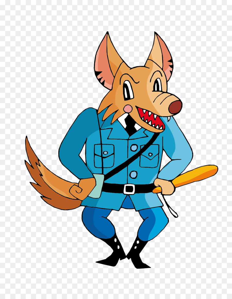 Loup De Dessin Animé，Police PNG