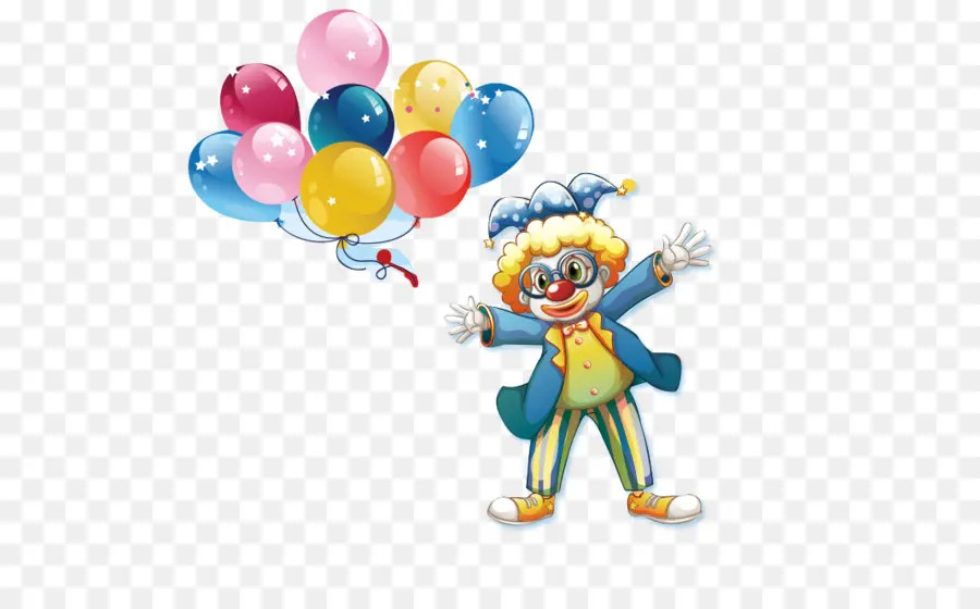 Clown Avec Des Ballons，Cirque PNG