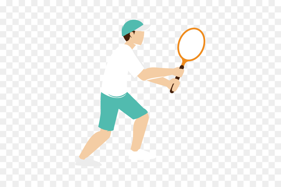 Joueur De Tennis，Raquette PNG