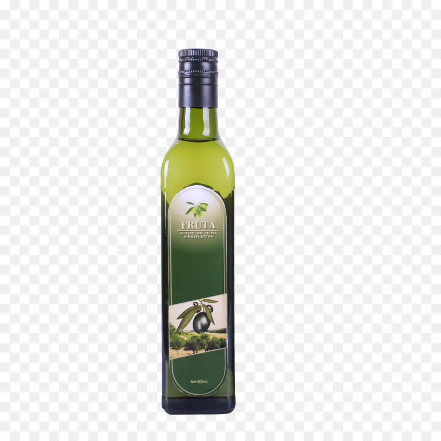 Bouteille D'huile D'olive，Olive PNG