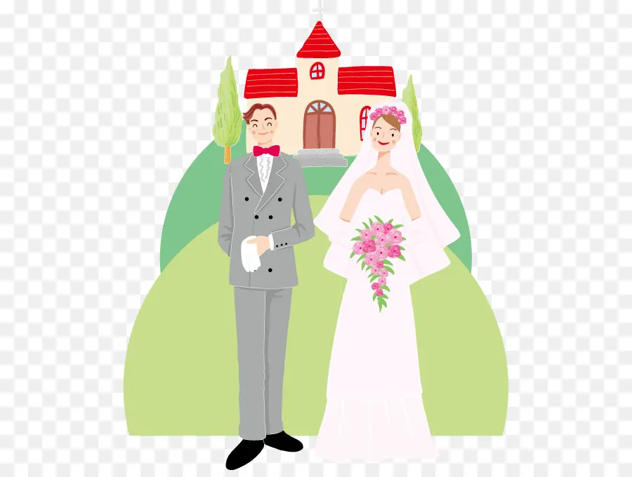 Couple De Mariage，Mariée PNG