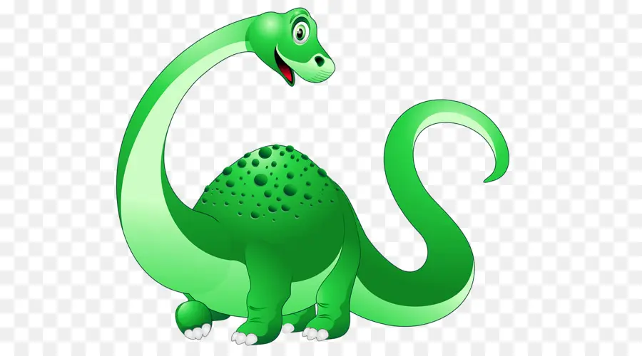 Dinosaure Vert，Dessin Animé PNG